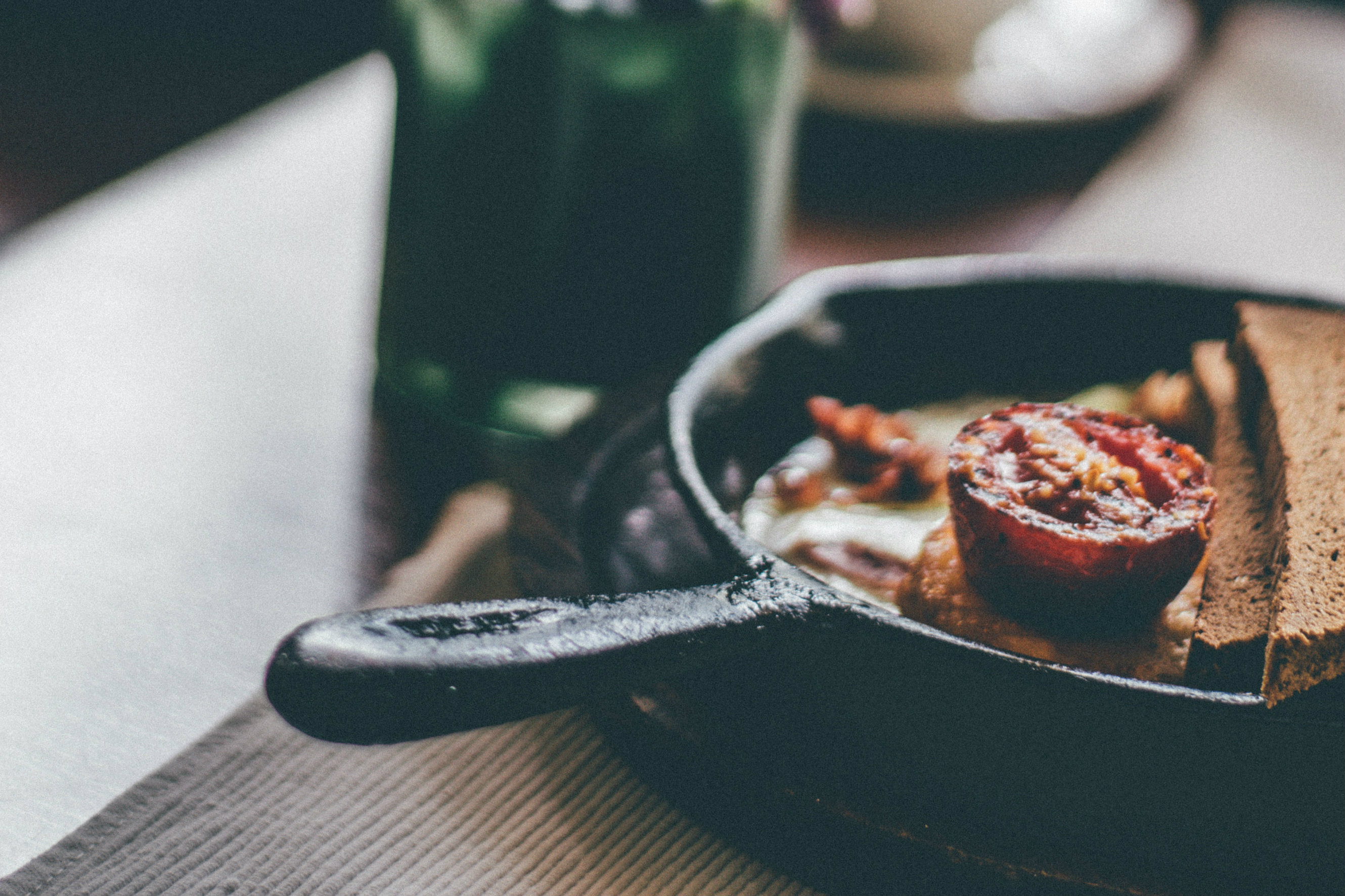 A cast iron skillet, a modern gentleman's essential