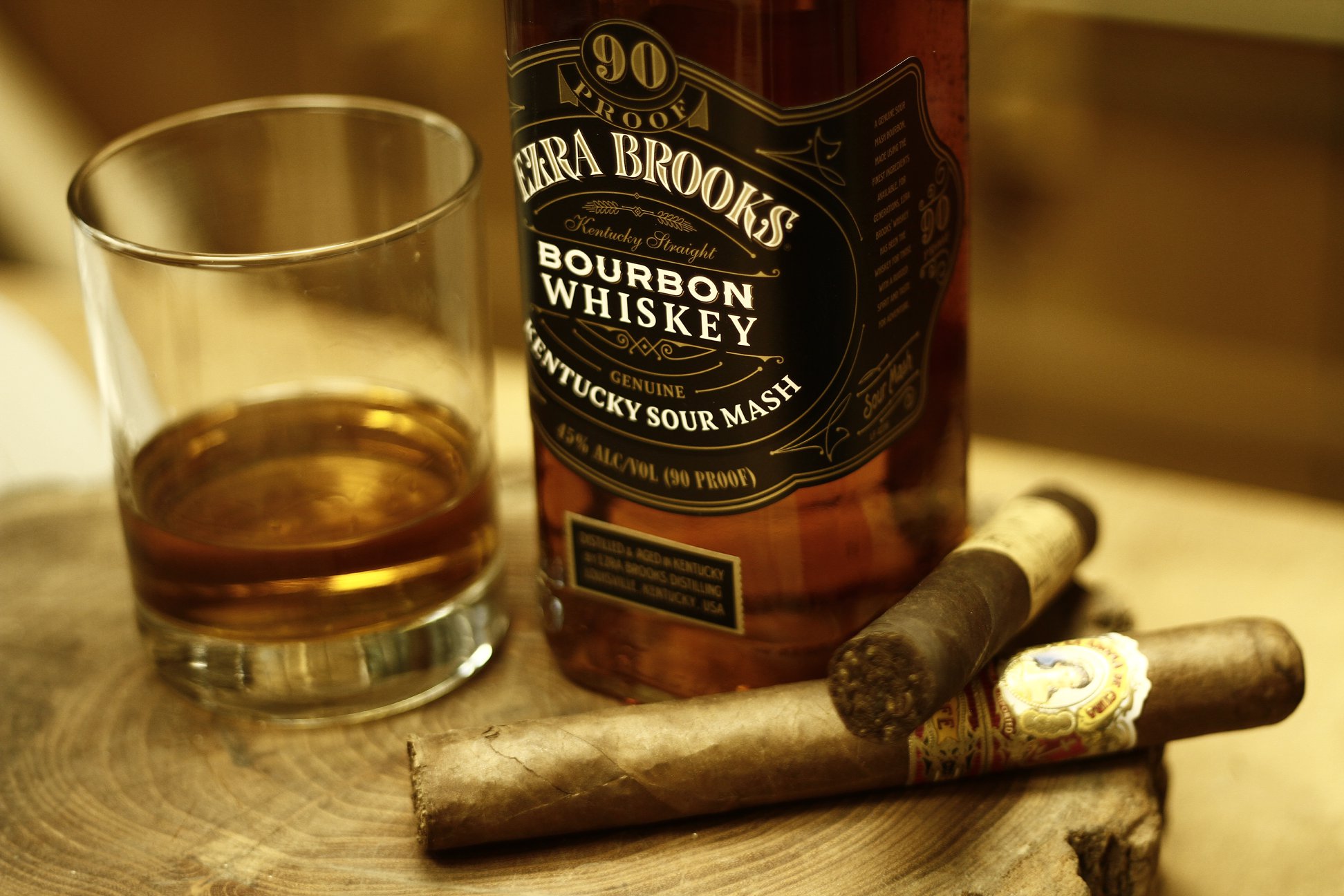 Image result for cigar and bourbon