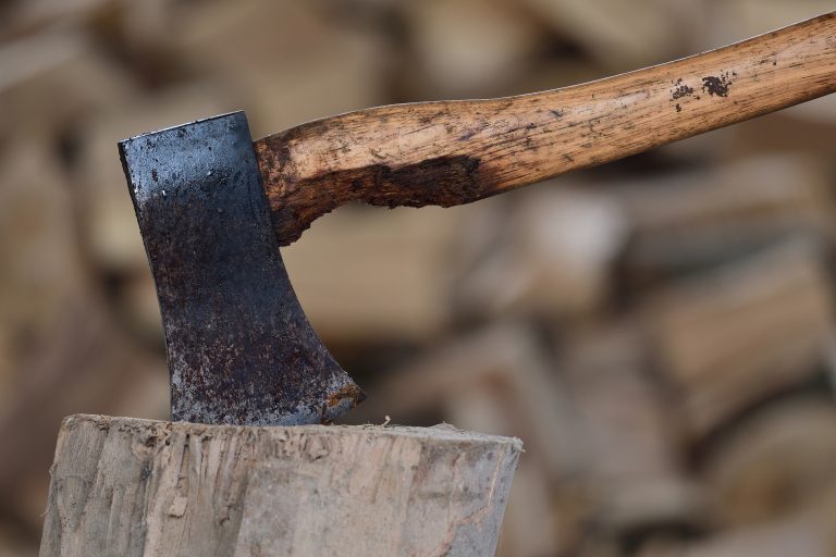 How to Split Firewood the Right Way - Ezra Brooks Bourbon